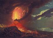 Joseph Wright, Vesuvius in Eruption, with a View over the Islands in the Bay of Naples